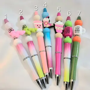 Beaded Pens - Assorted Colors & Designs - Perfect for Writing & Note-Taking - Fun & Stylish Stationery
