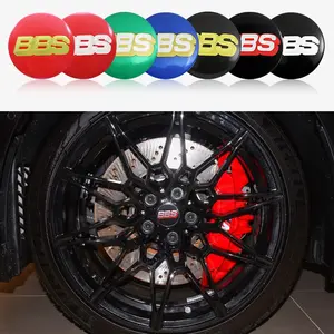 4pcs 56mm 60mm 65mm 70mm BBS Logo Car Hub Cap Center Cap Logo High Quality Sticker Car Sticker Car Accessories For BBS