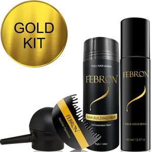 Febron® GOLD KIT  - Transform thinning hairlines & sides instantly with our professional-grade kit.