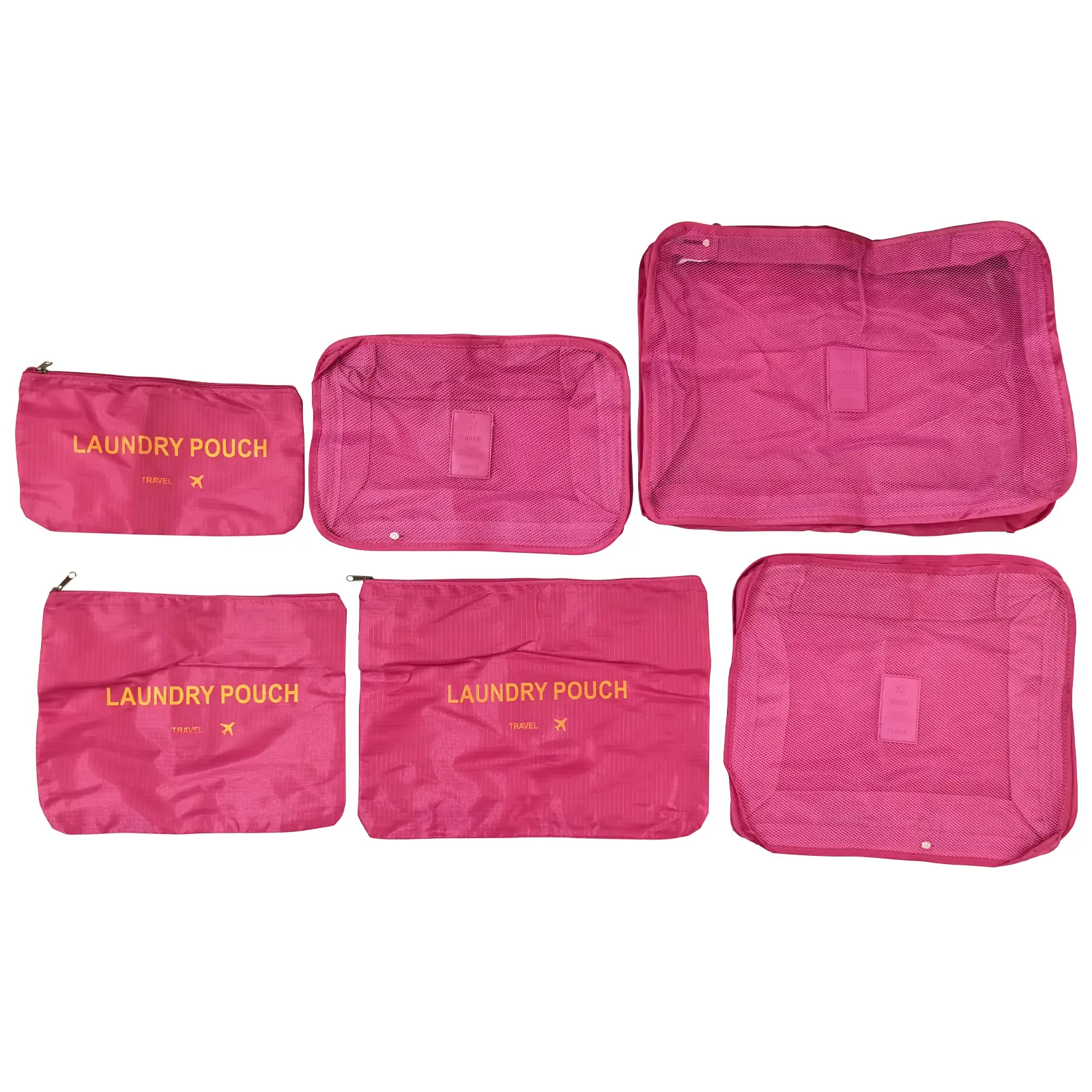 YOKOMA 6 Pcs/Set Waterproof Clothes Storage Bags, Foldable Fabric Organizer for Wardrobe Clothing Sorting