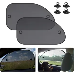 2 Pack Universal Window Shade, Cling Sunshade-Sun, Glare and UV Rays Protection for Your Child-Baby Side Window Sun Shades, Blocks Over 98% of Harmful UV Rays (Large)
