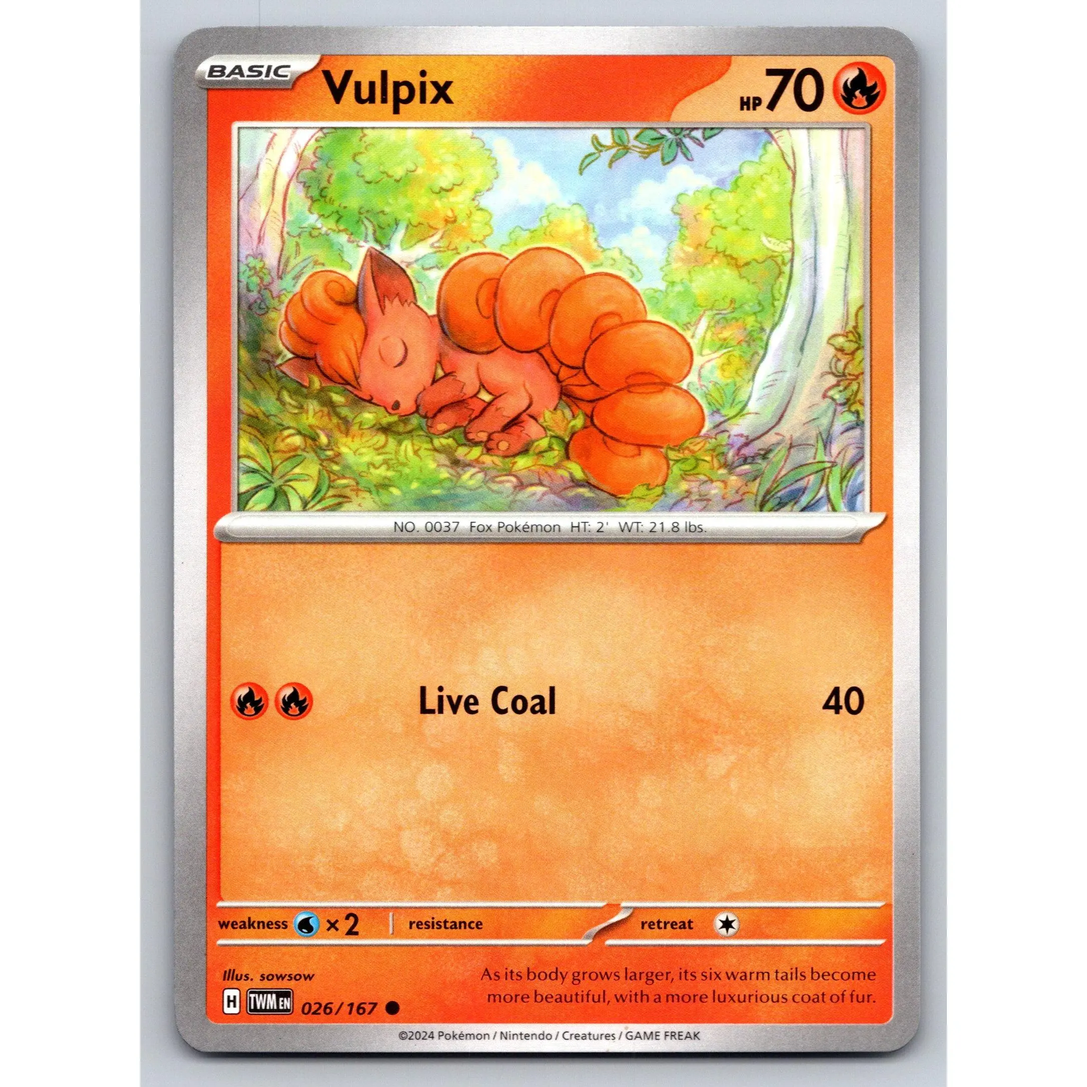 SV06: Twilight Masquerade #026/167 Vulpix