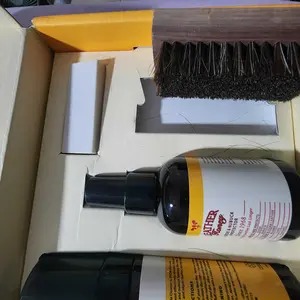 LEATHER Honey Suede & Nubuck Care Kit - Deep-Clean Cleaner, Protector, Eraser, Brush - Naturally-Derived, pH-Balanced, Sheepskin-Safe for Suede Shoes, Boots, Uggs (All Colors)