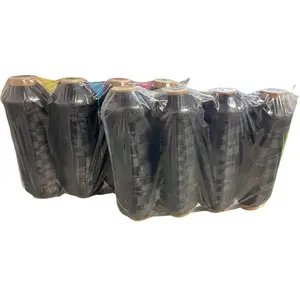 4 Pack of Braided Polyester Thread-black