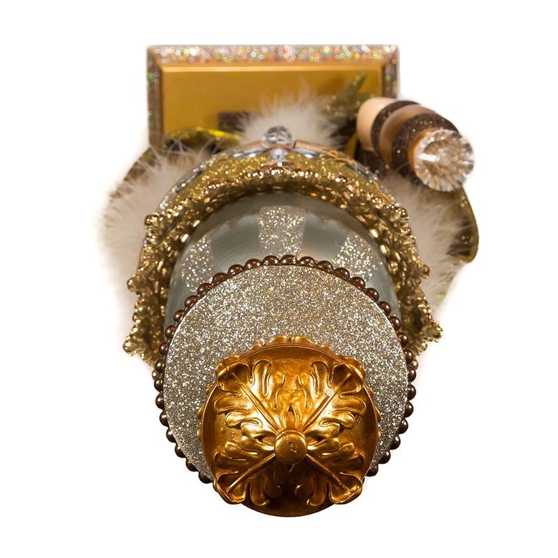 Kurt Adler 36-Inch Hollywood Gold King Nutcracker