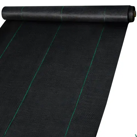 【Fallpicks】VEVOR 6FT×300FT Premium Weed Barrier Fabric Heavy Duty 2.4OZ, Woven Weed Control Fabric, High Permeability Good for Flower Bed, Geotextile Fabric for Underlayment, Polyethylene Ground Cover