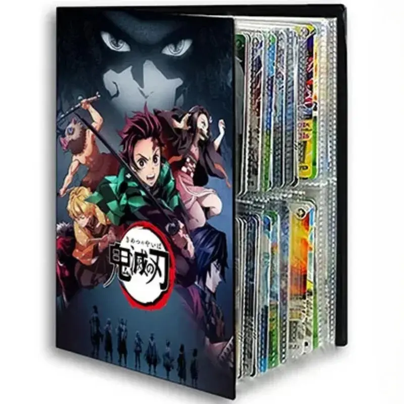 Trendy Dem*n Slayer Kamado 240pcs Card Album Book Game Card Holder Binder VMAX Game Card