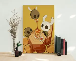 Hollow Knight Poster, Hallownest Wall Art, Game Fan Gift, Gamer Wall Decor