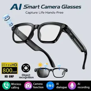300mah Long-Lasting M08 Smart Glasses, All-In-One Work & Travel Companion, Portable Design, Durable Build Quality, Essential Accessory, AI Smart Glasses