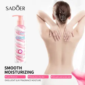 200ML Cotton Candy Body Lotion Sadoer Moisturizing Hydrating Smooth Brightening Cream, Skin Care Essential, Daily Use