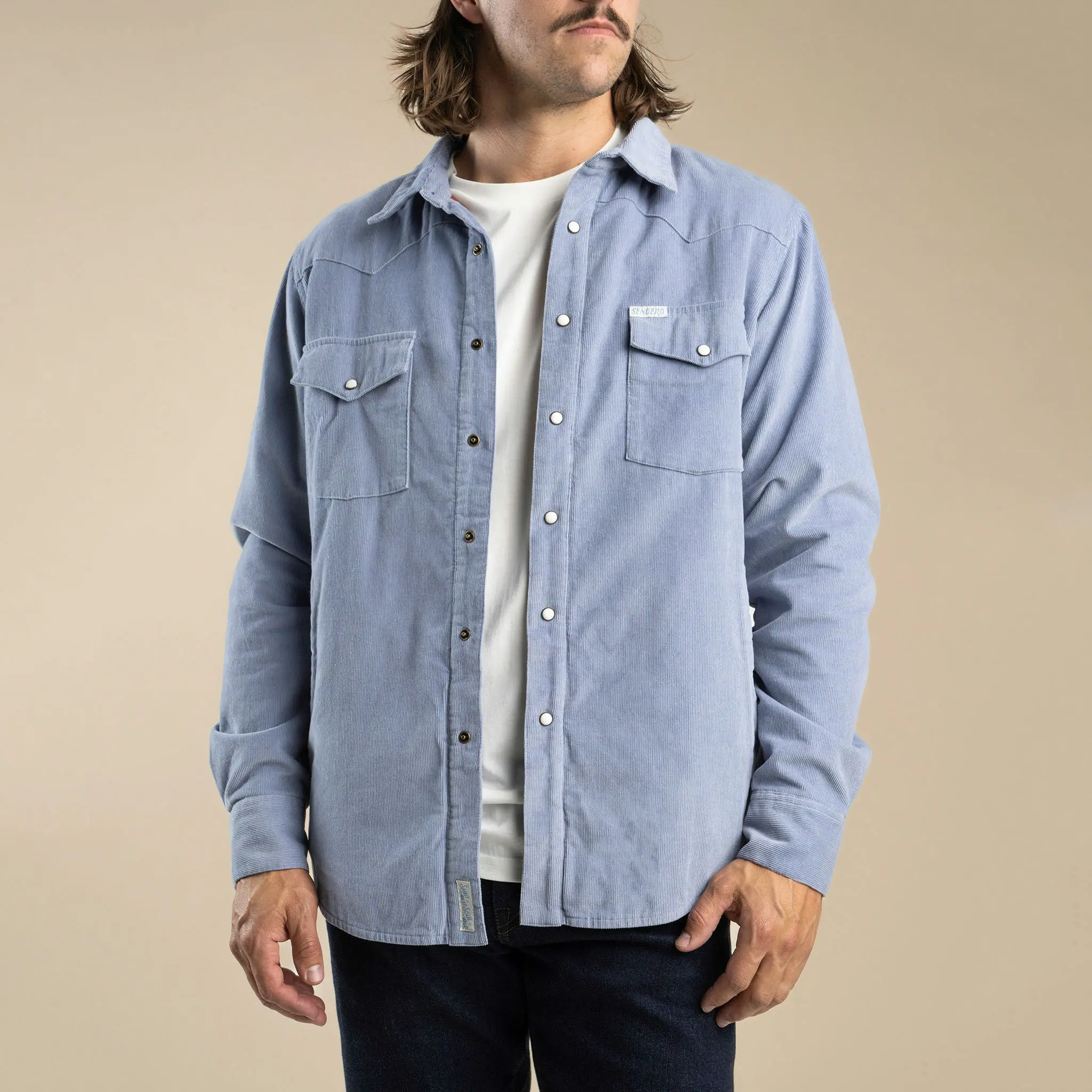 Desperado Shacket - Powder Blue