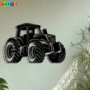 1pc Farm Tractor Metal Wall Art, Vintage Tractor Statue Mural, Intricate Craftsmanship, Iron Craft, Perfect for Fathers Day, Housewarming, Home Kitchen Decor, Perfect for Garage Patio Farmhouse Decor, Ideal Gift for Farm Life Enthusiasts, Decoration