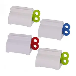 Toothpaste Tube Squeezer Roller, Manual Toothpaste Dispenser Tool, Toothpaste Holder Stand Winder Multi Color