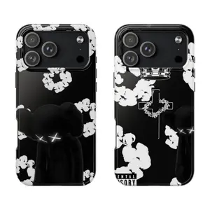 Denim Tears Phone Case Y2k Streetwear Hip-hop case Tough Phone case Case for iphone 17 Pro Max 17 Pro 16 15 14 13 Glossy Touch Phone Case Dual Layer