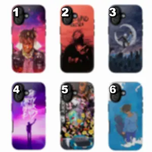 Ver2 6 Styles Rapper Lenged Never Die Phone Case, Rapper Album Case Compatible with iPhone 17 16 15 14 13 12 11 X XR & Samsung S22 S23 S24 S25, Gift for Fans N