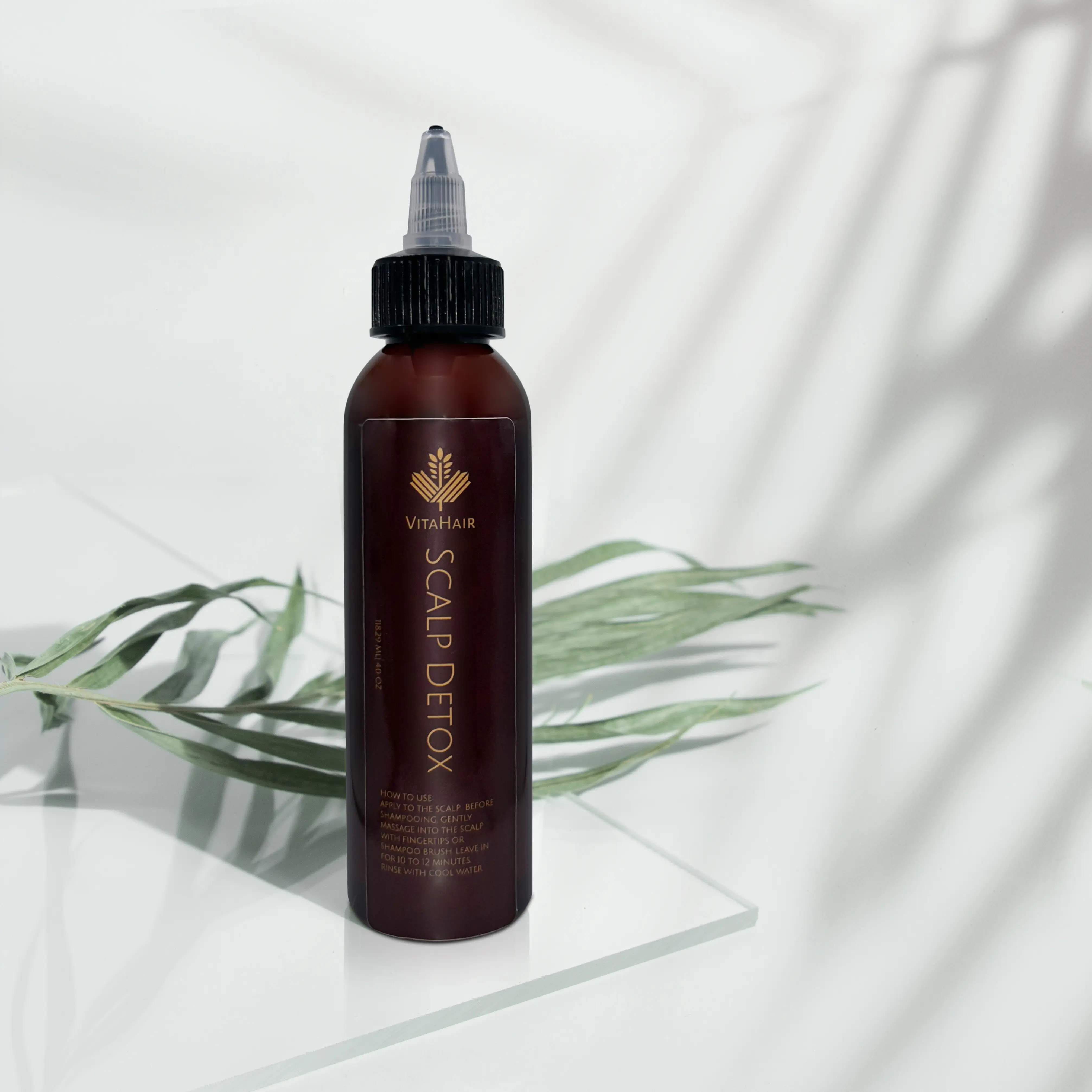 VitaHair Scalp Detox - Aloe & Flaxseed Scalp Treatment for Itchy Oily or Flaky Scalp Clarifies Hydrates Supports Hair Growth Vegan Cruelty-Free Haircare