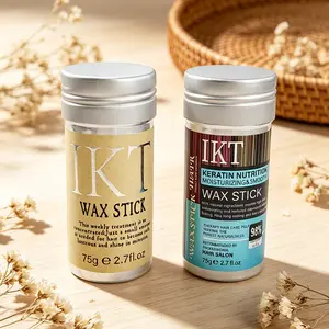 Hair Wax Stick with Argan Oil Protein & Keratin tames flyaways controls frizz strong hold for sleek styles slick back updos suits all hair types men & women