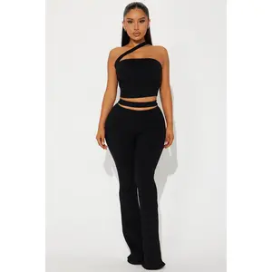 Valencia Snatched Pant Set - Black