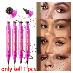 Spot Corrector Pen, 3-In-1 Stamp Concealer Brush, Natural Look, Waterproof, Sweatproof, Long-Lasting, Perfect for Makeup Touch-Ups