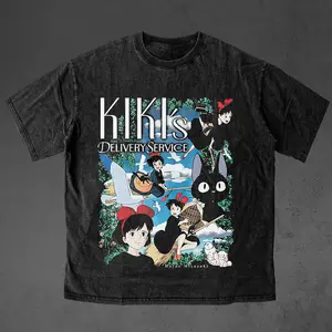 STUDIO GHIBLI KIKI'S DELIVERYSERVICE OVERSIZED GRAPHIC T-SHIRT 1