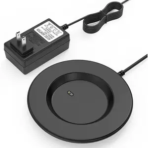 Charging coaster compatible with Smart Mug 2 and Mug 1, plus power cord for smart temperature control mugs