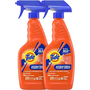 Tide Antibacterial Fabric Spray, 2 Count, 22 Fl oz Each