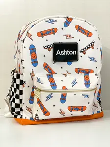 Skateboard Backpack with Name - Perfect for Back to School
