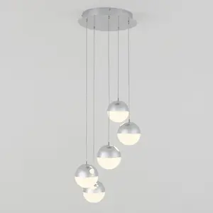 Sparkle 5-light LED pendant