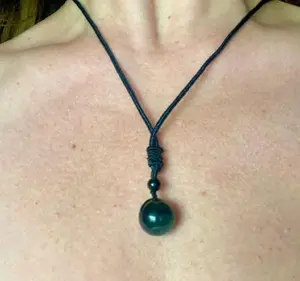 RAW Powerful Obsidian Rainbow stone necklace Deep Healing ,Stop Depression, Energy Luck & protection 16mm