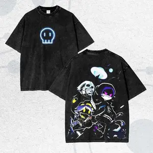 Murder Drones Washed T-shirt personality Clothes Suitable for all seasons Plus Size Unisex Streetwear high quality hot product