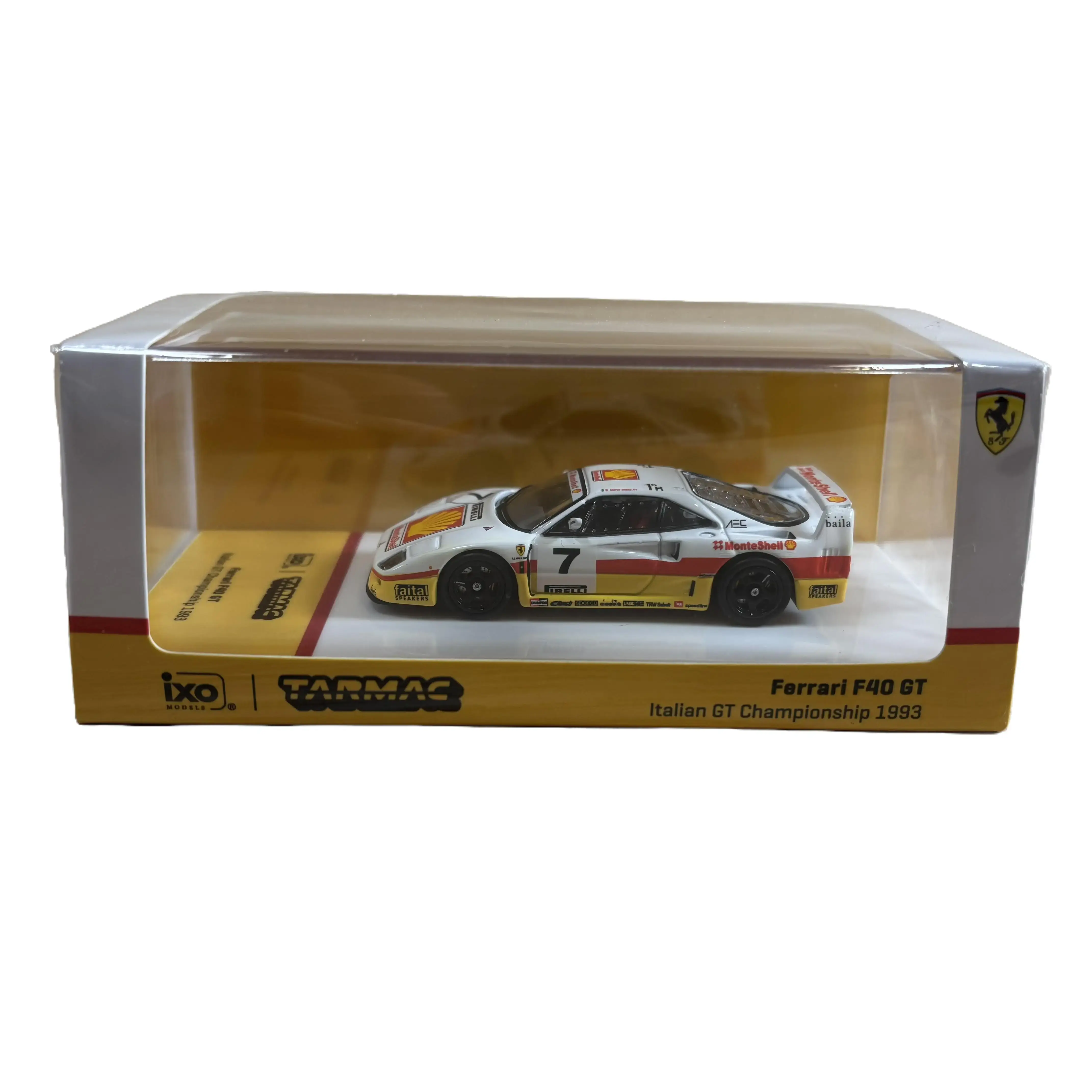 TARMAC 1:64 scale Model Ferrari F40 GT die cast model car - Officially Licensed by Ferrari diecast