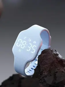 Essential Fitness Tracker for Men and Women: Tracks Time, Steps, and Calories; Silent Vibration Alarm; Soft, Skin-Friendly Silicone Strap; IP68 Water-Resistant for Swimming and Diving; Available in Multiple Colors