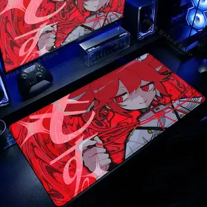 Kasane Teto Cute Anime Girl Gaming Mouse Pad, 80×30cm 3mm Thick, Lock Edge Non-Slip Large Desk Mat for PC Computer Keyboard Gamer Accessories