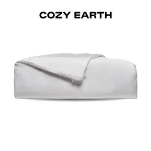 Cozy Earth Silk Comforter | Mulberry Silk Filled Comforter with Bamboo Viscose Shell for Year-Round Comfort
