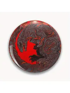 1Pc DIY Craft Buckle - 44mm (1.73 ") SHIN GODZILLA Pin for Bags, Jackets and Gifts, Holiday Gifts, Party Gifts Claw