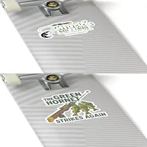 Unique Retro Comedy Parody Sticker, Vintage Inspired Graphic Sticker