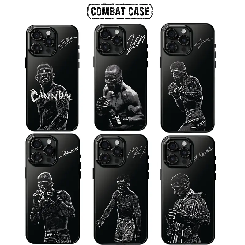 Combat Case Collection Fighter Phone Case Collection, UFC Fighting Star Phone Cover, Gift For Fight Night Fans, For Him For Her