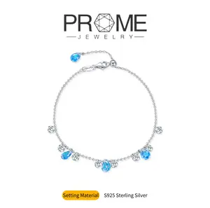 (SB010)S925 Sterling Silver Wavy Tassel Bracelet Elegant & Luxurious Charm(new)