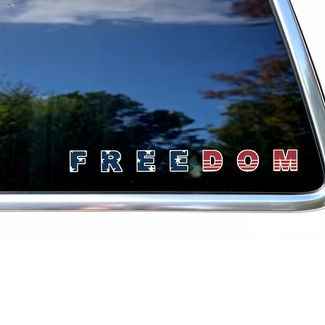 American-Themed Patriotic Humor Vinyl Sticker - Stylish Car Merch, Truck Accessories, Independence Day Vehicle Exterior Decoration, Universal Multipurpose Automotive Accessory for Cars, Water Bottles, Multipurpose Car Decal