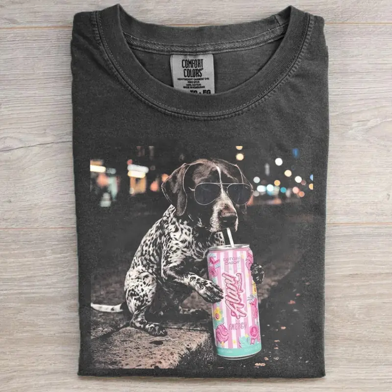 German Shorthaired Pointer Drinking T-Shirt, Funny GSP Beer Lover Tee, Hunting Dog Graphic Shirt, Dog Mom Dog Dad Gift, Summer Party Dog Shirt, Gift for Men Women