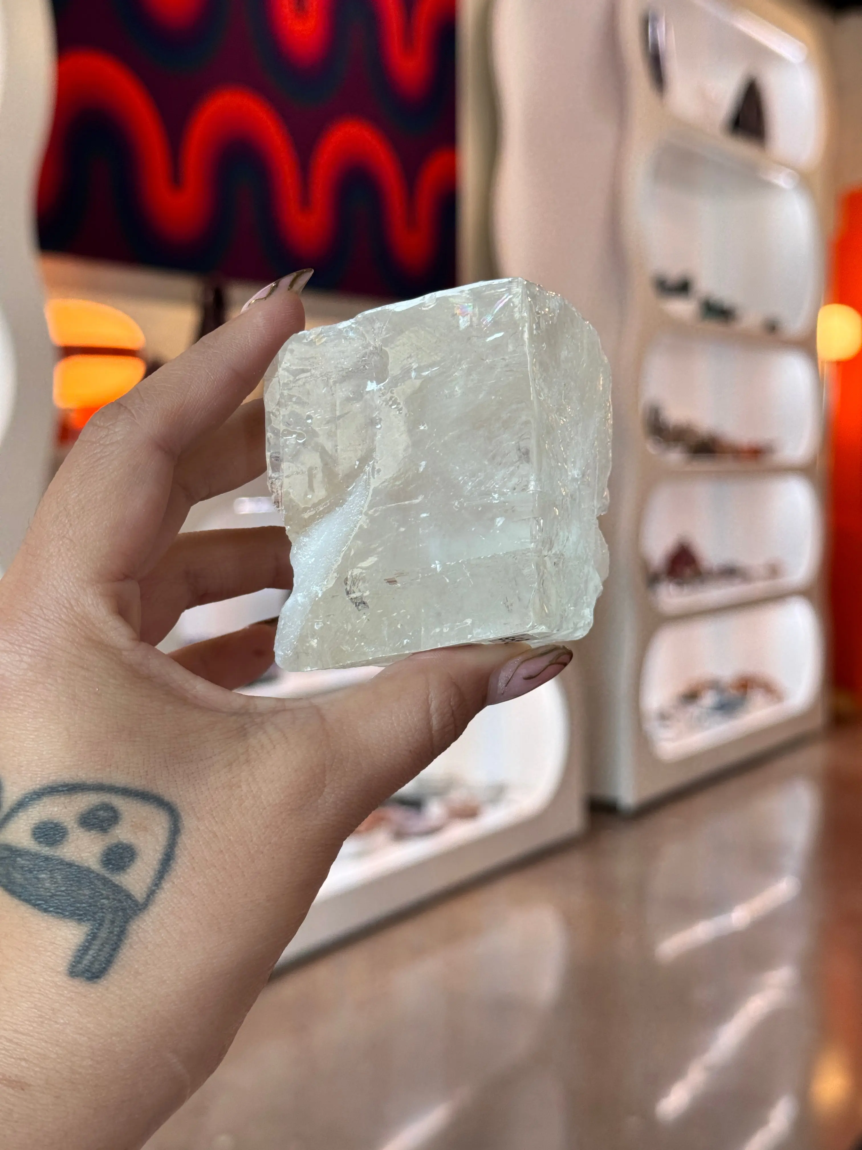 Rough Yellow/ Clear Calcite