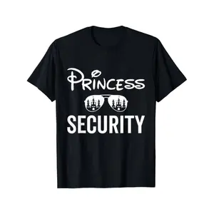 Family Birthday Trip Men's Princess Security Team Cotton T-Shirt