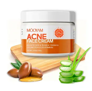 MOOYAM Acne Scar Treatment Cream 50ml Centella & Snail Repair Cream Post-Acne Marks Removal Acne&Pimple Treatment Fragrance Free Paraben Free Skincare Salicylic Skin Repair Sensitive Teens Scent free skincare Healthcare Aroma Therapeutic pimplepatches
