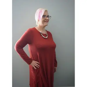 Rust Tunic Curvy Dress