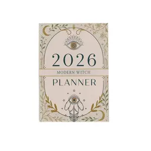 2026 Modern Witch Planner Notebook, Cross-Border New Calendar Journal, Magic Theme Handbook, Stylish Organizational Tool