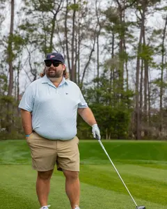 The Fat Perez Polo - Blue, Golf Polo Shirt, Masters Golf Polo Shirt, Men's Short Sleeve Polo, 3D All Over Print Shirt, Gift For Men