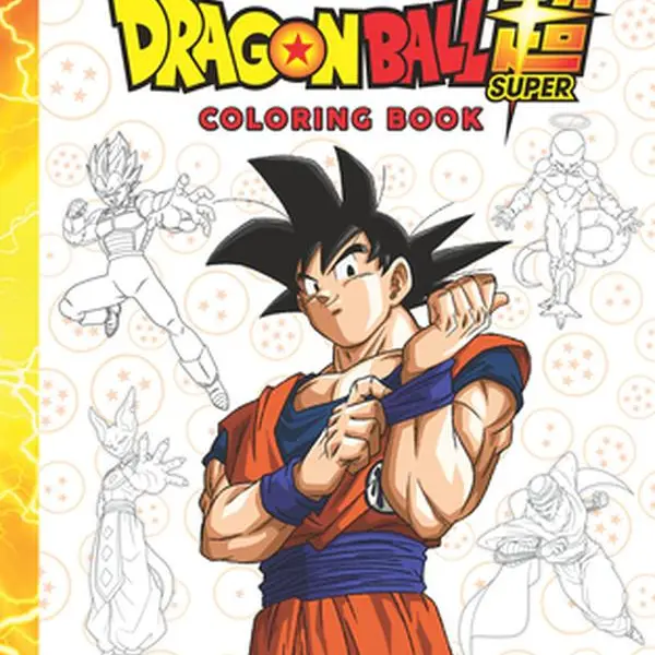 Dragon Ball Super Official Coloring Book - Scholastic Inc., Soft Cover, Anime Designs, Z-Fighter Art, DBS Fan Favorites, Coloring Books for Manga and Anime Fans