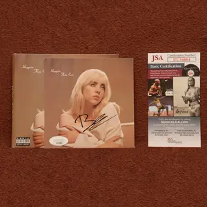 Billie Ellish Signed JSA Authenticated "Happier Than Ever" CD