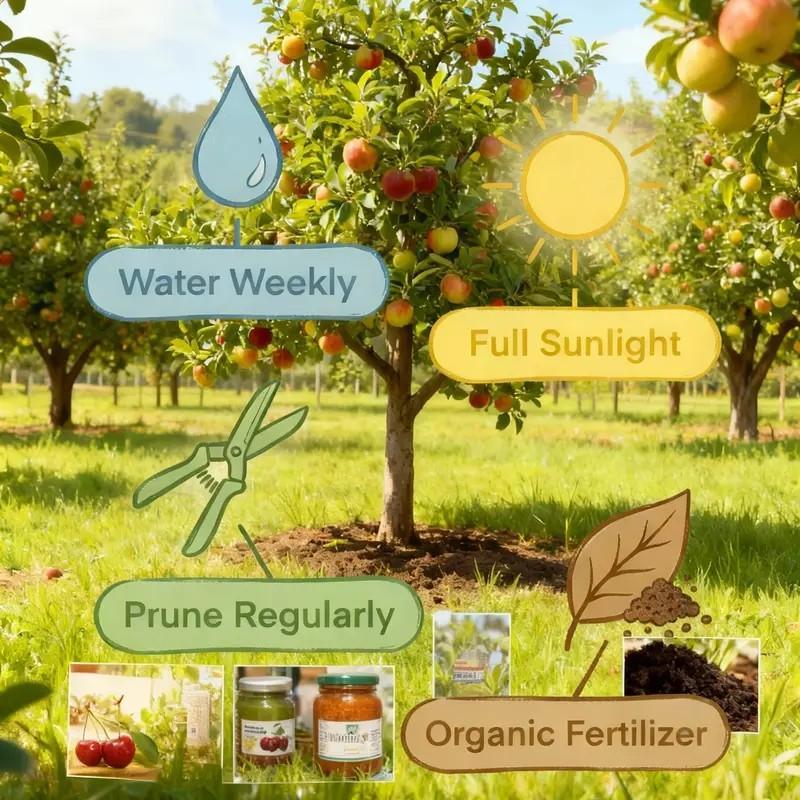 Cherry tree saplings / Cherry tree seedlings Plant Ideal for Gardens & Containers Offer United States