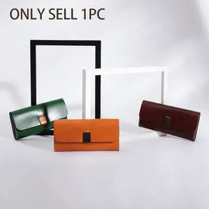 1pc Women Long Clutch Wallet, top layer cowhide crafted, minimalist elegant styling, high-end texture design, multi-functional storage layout, integrated coin pocket space, practical handheld organizer for ladies daily outings,